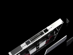 480×480×44mm Εσωτερικό ντουλάπι LED από αλουμίνιο