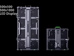Τόσο εσωτερικό όσο και εξωτερικό ντουλάπι από αλουμίνιο με 250*250mm LED οθόνες