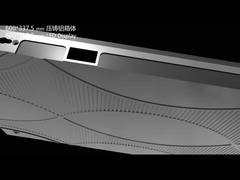 600*337,5*30mm Εσωτερικά ντουλάπια από αλουμίνιο ρούχα για μονάδες οθόνης LED 300*168,7mm
