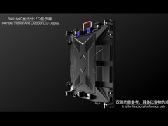 Εσωτερικά και εξωτερικά ντουλάπια αλουμινίου 640*640*61.5mm κατάλληλα για μονάδες οθόνης LED 320*160mm