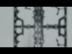 500*500*76.5mm ασημένιο αλουμινένιο περίβλημα, εσωτερικής και εξωτερικής χρήσης