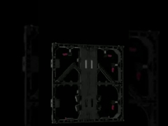 Αλουμινένιο ντουλάπι 500mm*500mm κατάλληλο για μονάδα οθόνης led 250mm*250mm