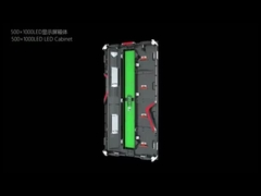 500*1000MM δομή ντουλάπις ενοικίασης LED