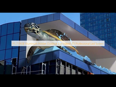 P5.71 RGB Αλουμινίου Κρατήρα Εξωτερική γυμνή 3D Επαγγελματική οθόνη LED