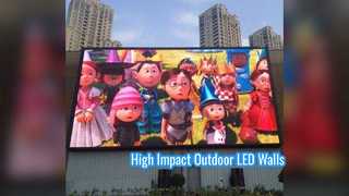 Λύση οθόνης LED εξωτερικού χώρου Video Wall P4 81 P6 667 SMD