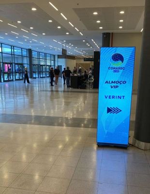 HD Υπερ λεπτή P1.86 Δαπλώσιμη αφίσα LED Διαφημιστική οθόνη Βιντεοπαίκτης φωτισμός αφίσα
