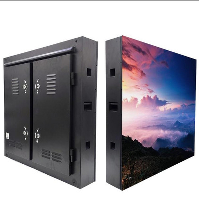 300W P8 P10 των υπαίθριων οδηγήσεων ο τηλεοπτικός σίδηρος επίδειξης χρώματος τοίχων πλήρης στεγανοποιεί 7000cd/M ²