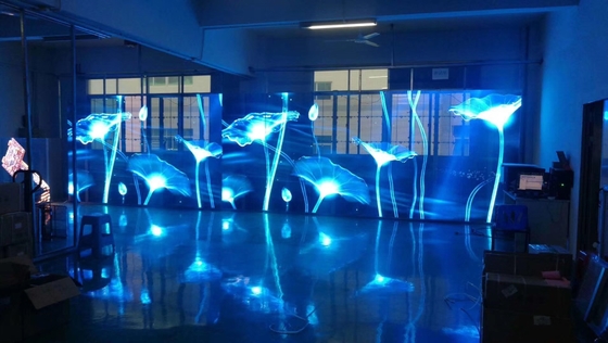 Διαφανής οθόνη LED υψηλής ανάλυσης με ευρεία γκάμα χρωμάτων