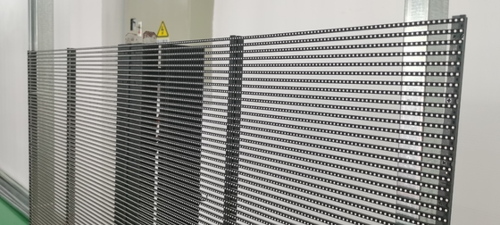 75% Διαφανής Οθόνη LED Χώρος εγκατάστασης εσωτερικού / εξωτερικού χώρου
