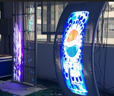 Φωτεινή διαφανής οθόνη LED Οπτικά υψηλής ευκρίνειας