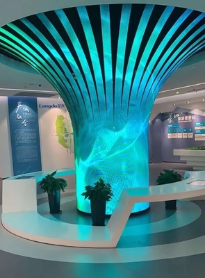 P1.86 Ντουλάπι οθόνης Soft Led 2800 ~ 3840 HZ Εύκαμπτη μονάδα
