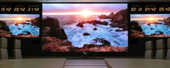 Εξαιρετικά λεπτό ντουλάπι LED πάχους 22,5mm, ελαφρύ, υψηλής ανάλυσης για αίθουσα συσκέψεων