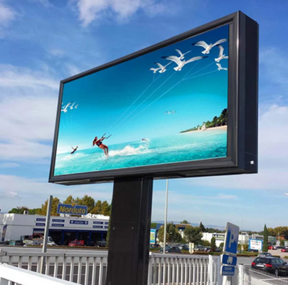 ODM P3.076 Outdoor LED Video Walls Led Billboard Fixed ISO14001 1R1G1B Διαφήμιση