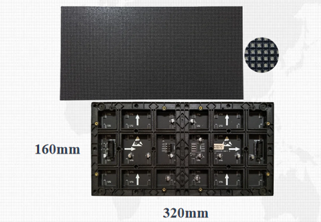 Εσωτερική οθόνη πλήρους χρώματος LED P2.5 HD320*160mm 1R1G1B υψηλό ποσοστό ανανέωσης