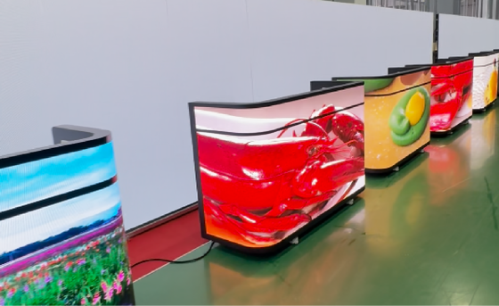 Ψηφιακό τοίχος σήμανσης 3840Hz P4 LED τοίχος βίντεο διαφήμιση 320 * 160mm