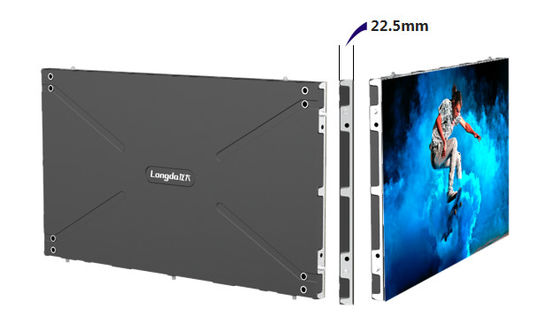Ολίν-ιν-ένας LED οθόνη HD P1. 87 με υπεραπλανή 22. 5mm LED οθόνη τοίχος ντουλάπι