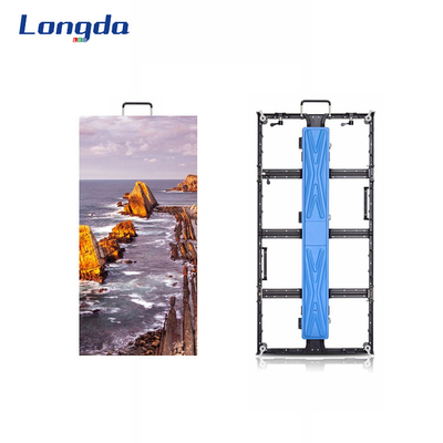 Οθόνη LED ενοικίασης υψηλής φωτεινότητας 180W/ M2 1R1G1B Οθόνη LED από χυτό αλουμίνιο