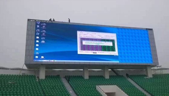 Οδηγημένη ενότητα οθόνης AC220V P8 6500cd/τετρ.μέτρο για την υπαίθρια διαφήμιση οικοδόμησης