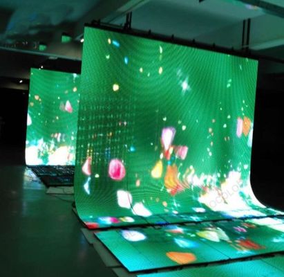 Οθόνη αρθρωτής μονάδας LED RGB Flexible Video Wall 600nits έως 800nits
