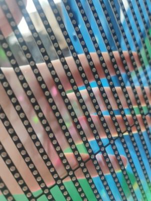 1000 X 500mm Διαφανές γυαλί LED οθόνη διαφήμισης 32873 Pixels ODM FCC