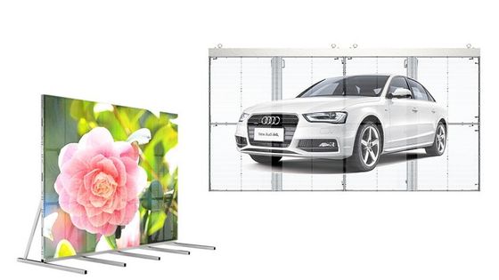 Διαφανής γυάλινη οθόνη LED P3.91mm Ολογραφική σειρά ανανεώστε 3840Hz