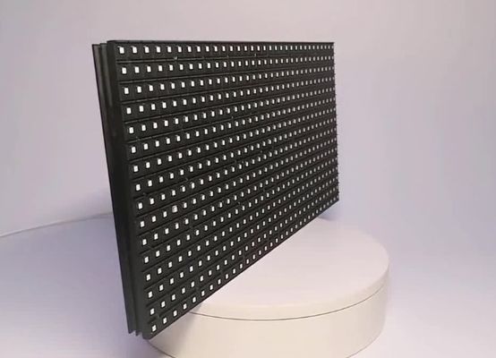Εξωτερικές οθόνες βίντεο LED P10 μονής κολόνας τύπου SMD3535 1R1G1B