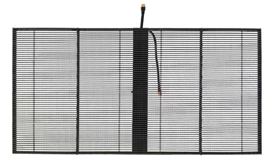 Οθόνη LED P3.9-7.8 διαφανής με προσαρμόσιμα μεγέθη, υψηλό ρυθμό ανανέωσης και ευρεία γωνία θέασης για ευέλικτες οθόνες