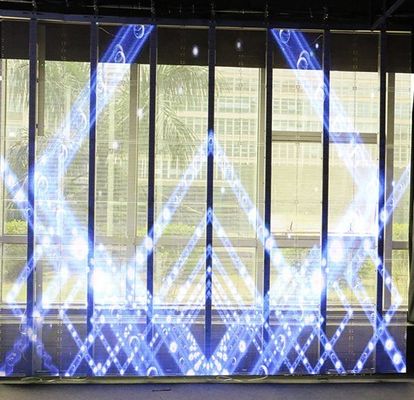 Υψηλό ολοκληρωμένο κύκλωμα 2038 οθόνης 281trillion φωτεινότητας P7.8 διαφανές οδηγημένο γυαλί